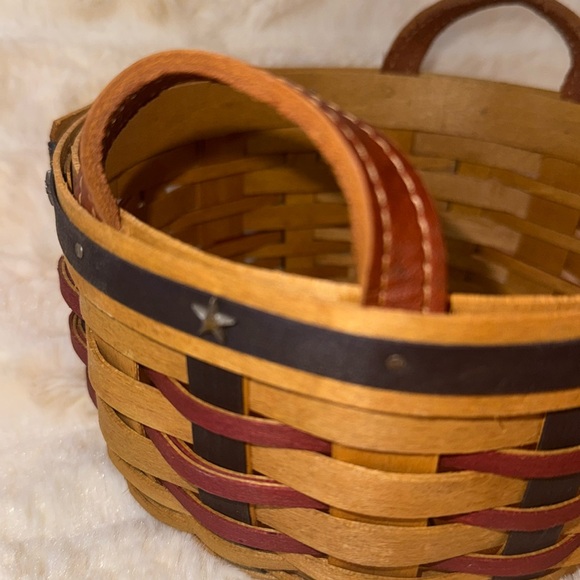 🐈‍⬛ Longberger Proudly  American Button Basket approx 6”x 3” - Picture 3 of 10